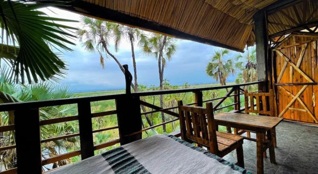 Camera doppia Standard con vista sul lago Doho lodge & Hotsprings
