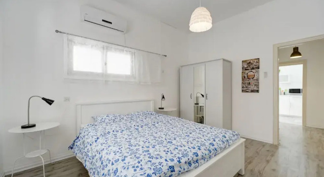1 Bedroom Apartment With Balcony, Забронировать Апартаменты/квартира Апартаменты Тель-Авива, рядом с Парк независимости, Апартаменты/квартира