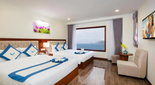 Номер Family с видом на море Apus Hotel