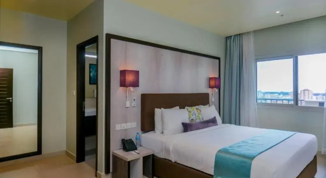 Aura Suites, Buchen Sie Aparthotel Hotels in Daressalam mit Frühstück, in der Nähe von Zanzibar Ferry Terminal, Frühstück