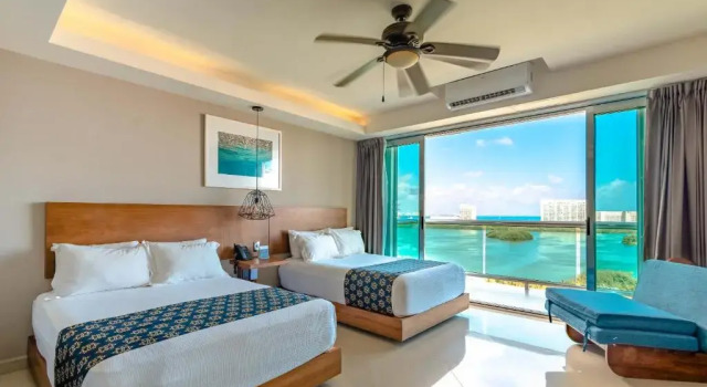 Четырёхместный номер Standard с видом на залив Ocean Dream Cancun by GuruHotel