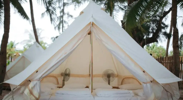 Семейный тент с видом на море Hola Beach-Beach Club & Eco Glamping Resort