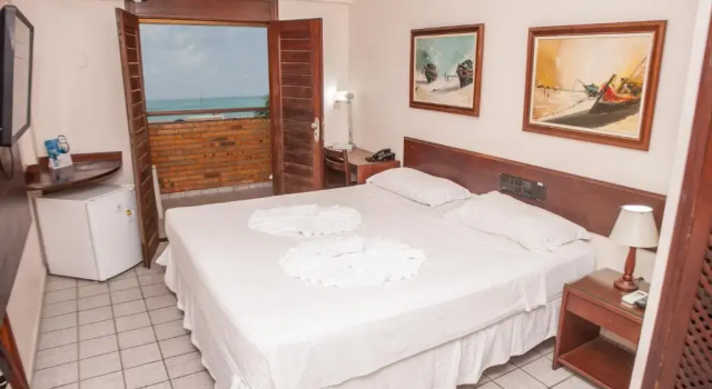 Двухместный номер Standard с балконом и с видом на море Pizzato Praia Hotel