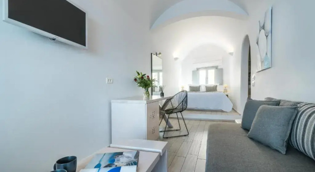 Двухместный номер Deluxe с балконом и с видом на море Aerino Villa