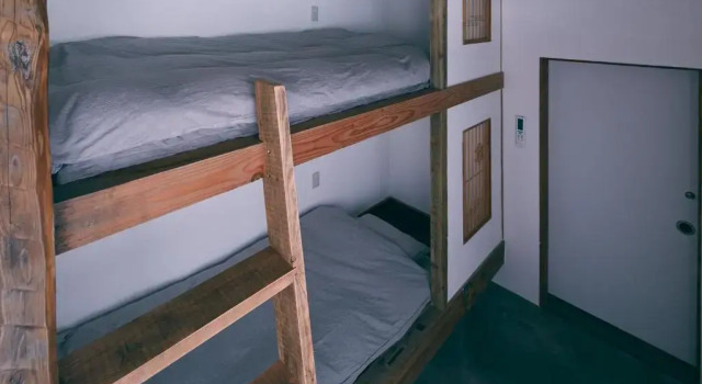 Кровать в общем номере (женский номер) kagelow Mt.Fuji Hostel Kawaguchiko