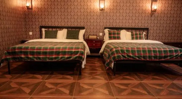 Кровать в общем номере NuanTang Magic World Hotel (Universal Beijing Resort)