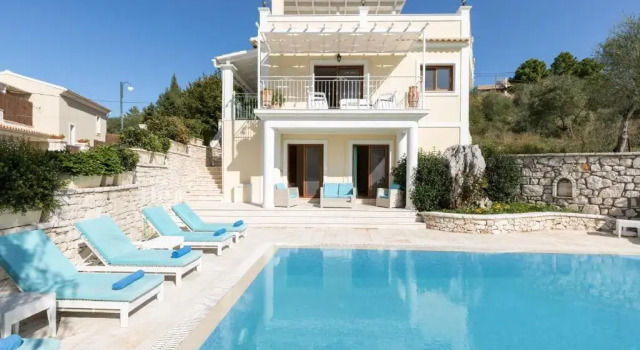 Вилла Kassiopi View Villas-Corfu-Villa Eleni,4 bedrooms,large private pool,prime location