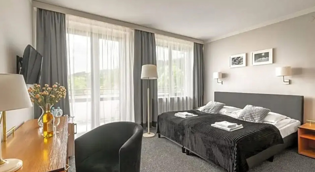 Двухместный номер Standard с балконом Hotel Helios nowy BASEN ! Zakopane, centrum - tylko 300m od Krupówek