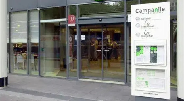 Кровать в общем номере Campanile Prime Paris 19 - La Villette