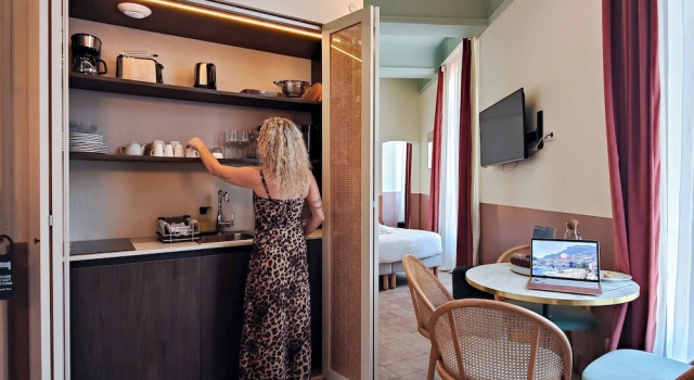 Семейная студия Hotel Aparthotel AMMI Vieux Nice