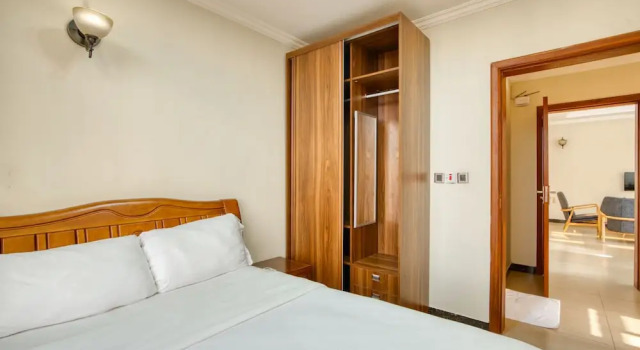 Апартаменты с 2 комнатами с балконом и с видом на город Kibo Palace Apartments