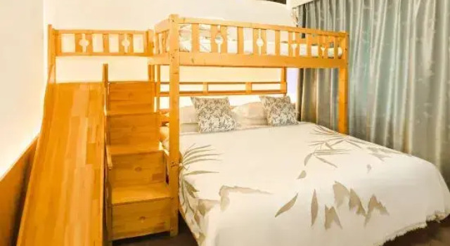 Двухместный семейный люкс Mentougou Liuliqu Village Baoshun Courtyard Homestay