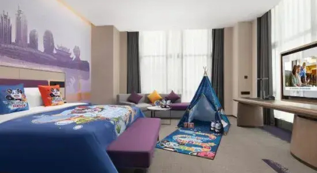 Семейный люкс с видом на город Hampton by Hilton Changsha Yuhua High-speed Railway Station