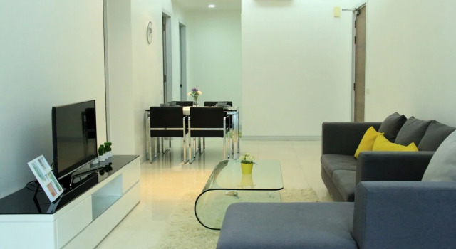 Апартаменты Deluxe с 2 комнатами с видом на город Marc Service Residence