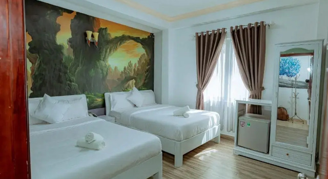 Четырёхместный номер Standard Kens Backpackers Hotel