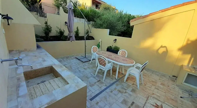 Коттедж с 2 комнатами Casa Arega Funtana Meiga fronte spiaggia