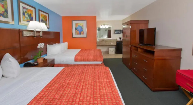 Четырёхместный номер Standard с видом на парк Ramada by Wyndham Flamingo Water Park
