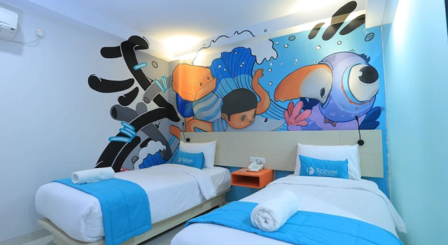 Двухместный номер Standard с красивым видом из окна Fizz Hotel Lombok