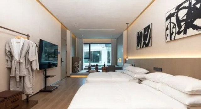 Люкс Deluxe Wuxi Nongboyuan Yiyuanshui Homestay