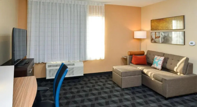 Двухместный люкс c 1 комнатой TownePlace Suites by Marriott Detroit Belleville