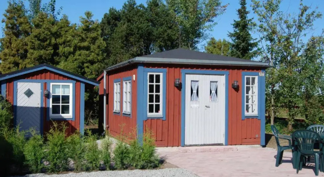 Коттедж c 1 комнатой с красивым видом из окна Bjurmangården Recycled Glass Design
