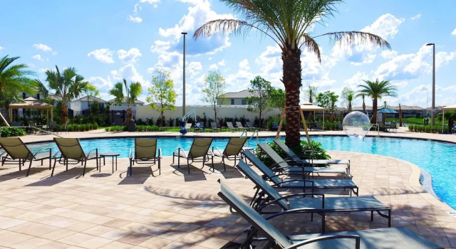 Номер Standard с балконом 5021 WA - Stunning Townhome With Private Pool