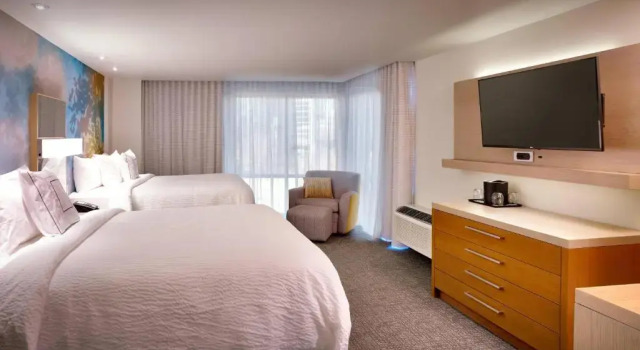 Двухместный люкс Courtyard by Marriott Salt Lake City Downtown