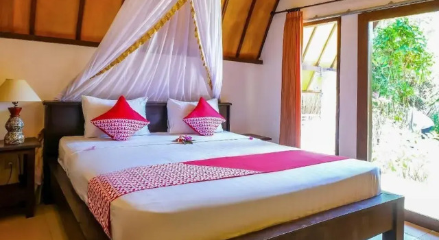 Nelly Bungalows, Boek Pension Hotels in Lombok met parkeren, Parkeren