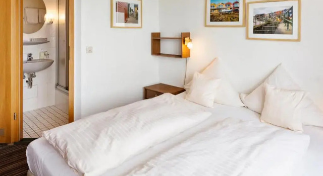 Двухместный номер с видом на море Hotel Felsen-Eck