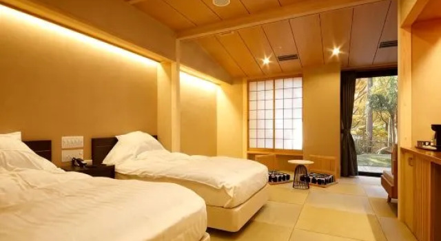 Двухместный люкс с видом на сад SPA TERRACE Shisui