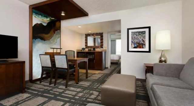 Четырёхместный люкс c 1 комнатой Embassy Suites by Hilton Orlando International Drive Convention Center