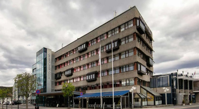 Кровать в общем номере Quality Hotel Grand Kongsberg