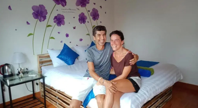 Двухместный номер Deluxe с балконом KHAI YEN tamcoc HOTEL
