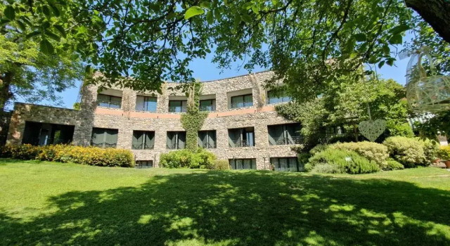 Standard Doppel Zimmer mit Blick auf den Park I due Roccoli