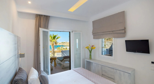 Номер Superior с балконом и с видом на море Tropicana Suites & Villas Mykonos