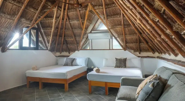 Villa Premium 3 camere con balcone e vista litorale Mantaray Tulum