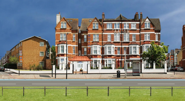 Кровать в общем номере Euro Lodge Clapham