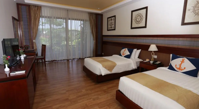 Номер Deluxe с балконом и с видом на сад Ngwe Saung Yacht Club & Resort