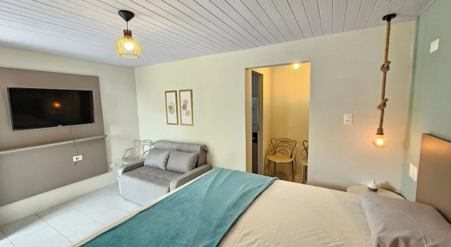 Flats Beira-rio com Espaco Gourmet Completo