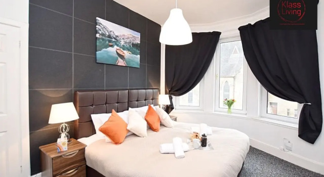 One Bedroom Apartment by Klass Living Serviced Accommodation Coatbridge - Whifflet Park Apartment With Wifi  and Parking, Забронировать Апартаменты/квартира Апартаменты Ланаркшир, Апартаменты/квартира