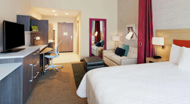 Двухместный люкс-студия Home2 Suites By Hilton Birmingham Colonnade