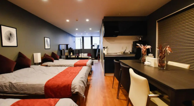 Трёхместный номер Deluxe PrimeRoom Beppu Matsu