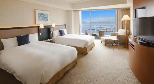 Двухместный номер Luxury Ocean с видом на залив The Yokohama Bay Hotel Tokyu