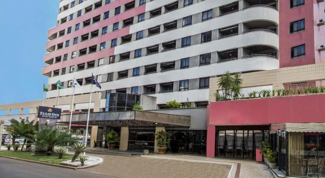 Кровать в общем номере Saint Martin Flat Fortaleza