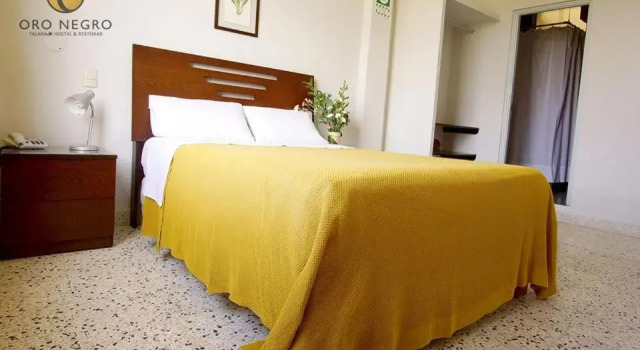 Habitación doble Estándar con vista Hostal Oro Negro