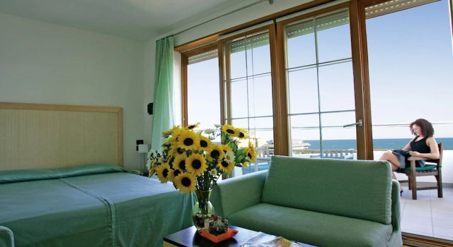 Семейный номер Standard с балконом Hotel Centrale Jesolo