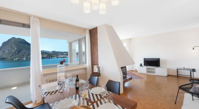 Casa Serenella Splendid Lake View, Забронировать Апартаменты/квартира Отели Лугано с парковкой, Парковка