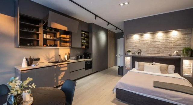 SkyGarden Studio, Prenota Appartamento Hotel a Vidzeme con parcheggio, Parcheggio