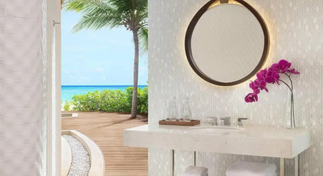 Двухместная Вилла с бассейном Beach c 1 комнатой с видом на восход JW Marriott Maldives Resort & Spa