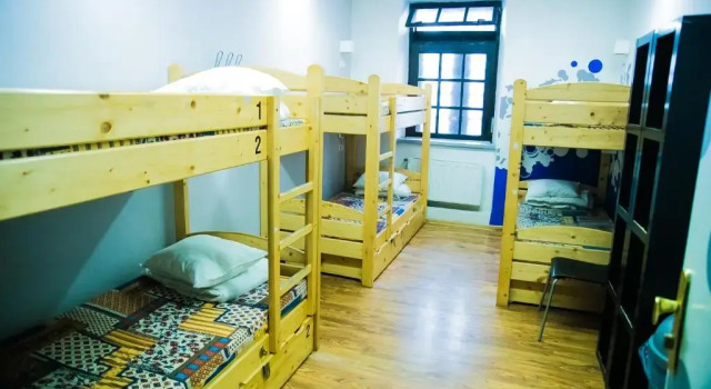 Кровать в общем номере Greg&Tom City Hostel
